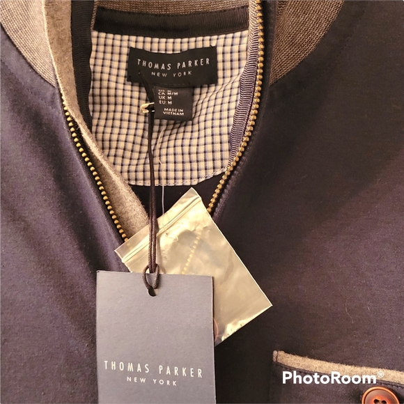 NWT Genuine Thomas Parker New York pullover 1/4 zip - Picture 3 of 4